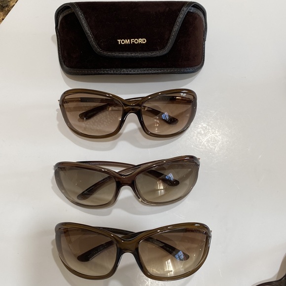 Make Offer Pair/Lot of 9 SUNGLASSES Prada Tom Ford Ferragamo Luxury - Picture 9 of 12